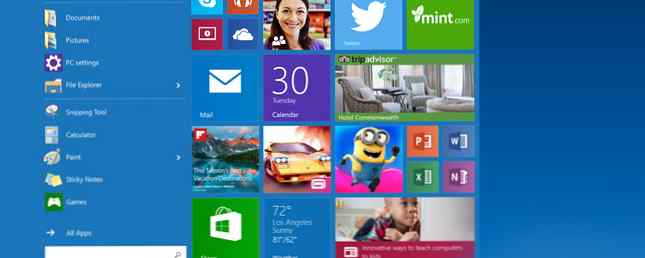 Una guida al menu Start di Windows 10