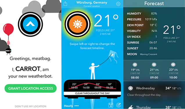 Karotte-Wetter-Ios