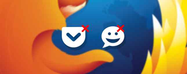 Så här inaktiverar du Pocket Integration och andra funktioner i den nya Firefox / webbläsare