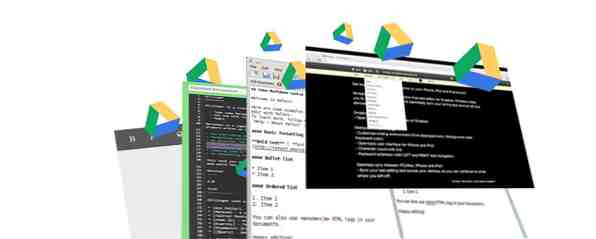 6 Markdown Editors som spiller bra med Google Drive / Internett