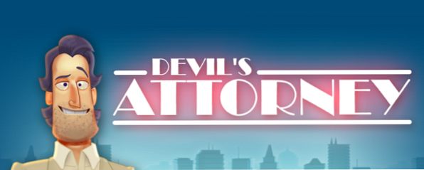 Kostenloses Android-Spiel Ein Scumbag-Anwalt im Rollenspiel Devil's Attorney / Android