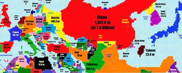 À quoi ressemblerait le monde si les pays étaient adaptés à la population / ROFL